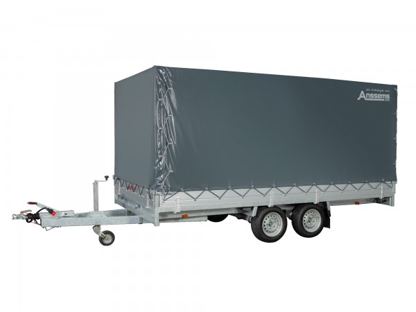 Anssems ASX 2500.405x178 mit Auffahrrampen und Hochplane 180cm