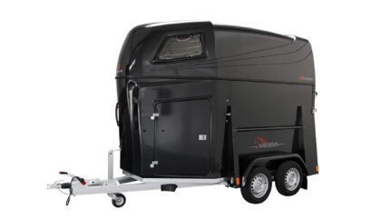 Anssems PKW Anhänger Pferdeanhänger PTH Excelente 2000 kg,Ladefläche 3,31 x 1,66 m, Farbe Schwarz-Metallic
