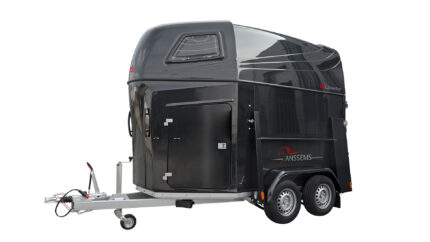 Anssems PKW Anhänger Pferdeanhänger PTH Ganador 2300 kg, Ladefläche 3,31 x 1,66 m, Farbe Schwarz-Metallic