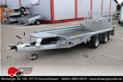 Ifor Williams GX126 Baumaschinentransporter
