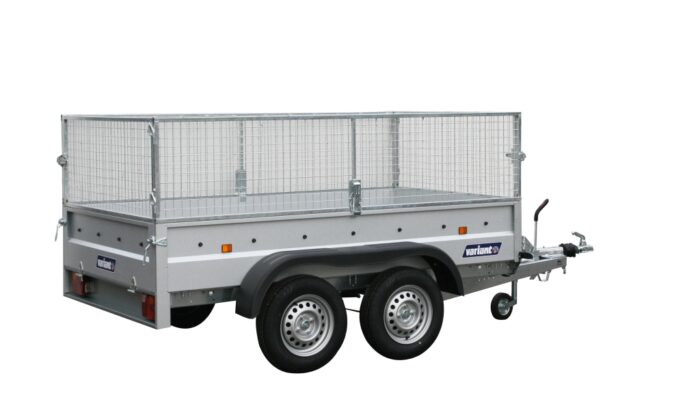 Variant PKW Anhänger Tieflader 2004 F2 mit Gitteraufsatz